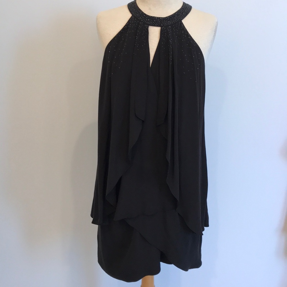 Beaded black dress